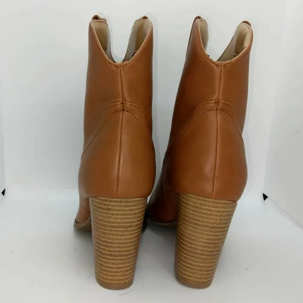 Qupid NEW Camel Women's High Designer Boots Colors: Camel Brown - Size: 9